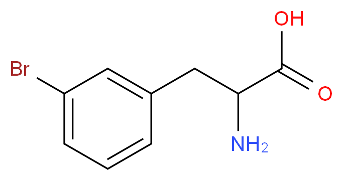 2-Amino-3-(3-bromophenyl)propanoic acid_分子结构_CAS_30163-20-3)