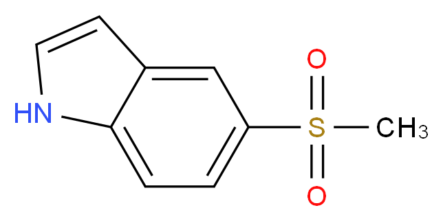 5-(methylsulfonyl)-1H-indole_分子结构_CAS_152879-73-7)