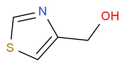 1,3-thiazol-4-ylmethanol_分子结构_CAS_7036-04-6