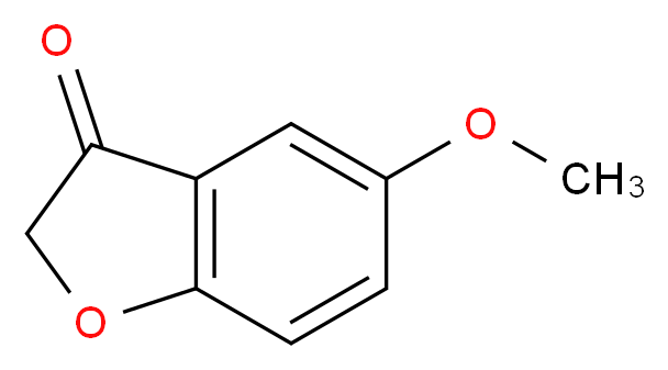 5-METHOXY-BENZOFURAN-3-ONE_分子结构_CAS_39581-55-0)
