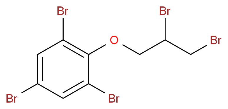 1,3,5-tribromo-2-(2,3-dibromopropoxy)benzene_分子结构_CAS_35109-60-5