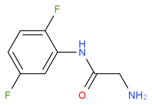 N~1~-(2,5-difluorophenyl)glycinamide_分子结构_CAS_1016800-19-3)