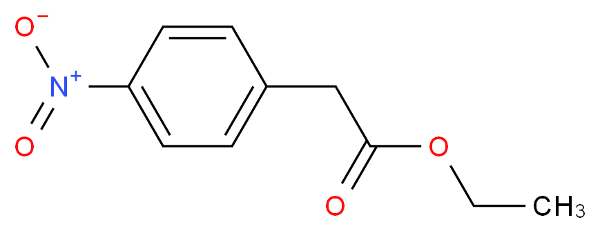 ethyl 2-(4-nitrophenyl)acetate_分子结构_CAS_)
