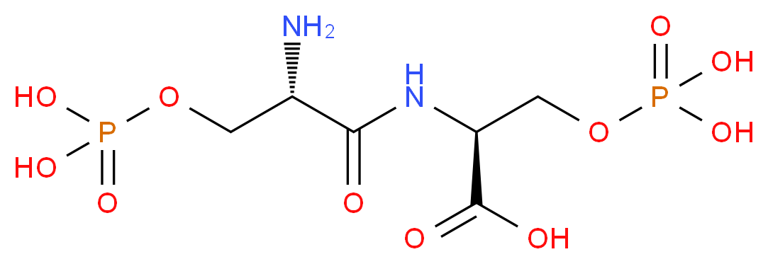 (2S)-2-[(2S)-2-amino-3-(phosphonooxy)propanamido]-3-(phosphonooxy)propanoic acid_分子结构_CAS_1492-21-3