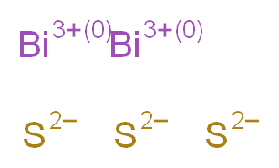 硫化铋(III)_分子结构_CAS_1345-07-9)