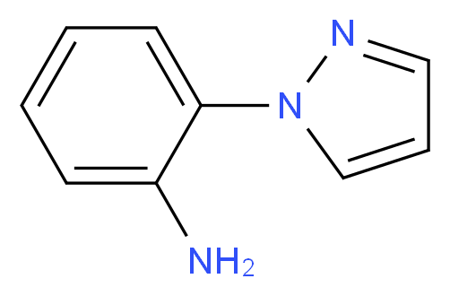 2-(1H-pyrazol-1-yl)aniline_分子结构_CAS_54705-91-8