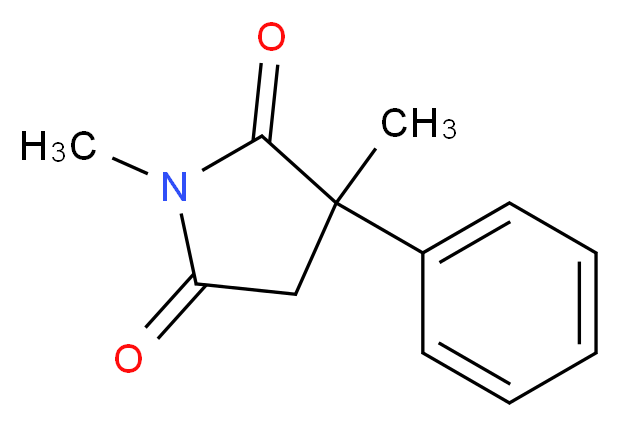 Methsuximide_分子结构_CAS_77-41-8)