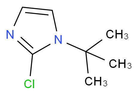 1-tert-butyl-2-chloro-1H-imidazole_分子结构_CAS_1053655-54-1