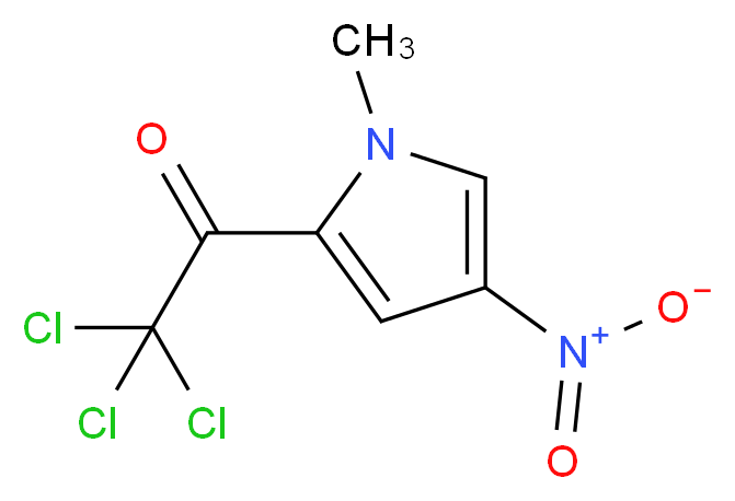 2-Trichloro-1-(1-methyl-4-nitro-1H-pyrrol-2-yl)ethanone_分子结构_CAS_120122-47-6)