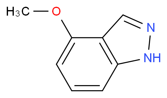 4-Methoxy-1H-indazole_分子结构_CAS_351210-06-5)