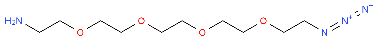 O-(2-Aminoethyl)-O'-(2-azidoethyl)triethylene Glycol_分子结构_CAS_951671-92-4)