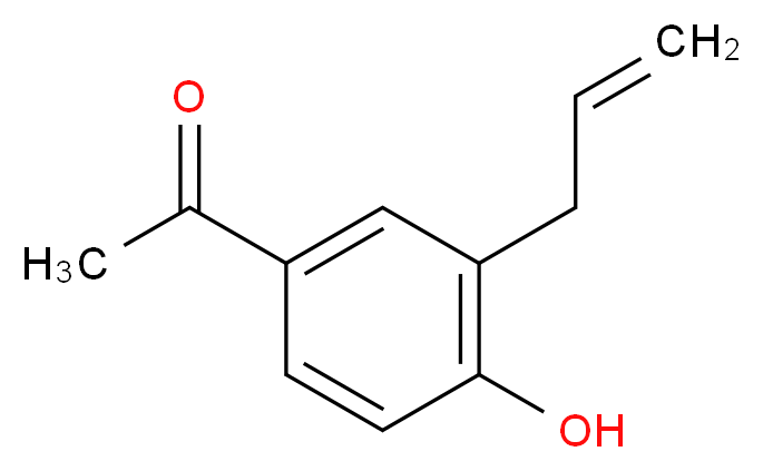 1-(3-allyl-4-hydroxyphenyl)ethan-1-one_分子结构_CAS_1132-05-4)