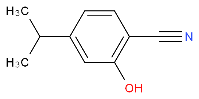 2-HYDROXY-4-ISOPROPYLBENZONITRILE_分子结构_CAS_862088-21-9)