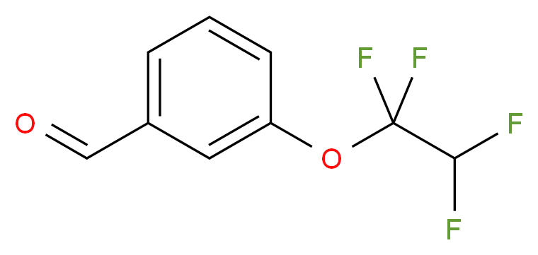 3-(1,1,2,2-四氟乙氧基)苯甲醛_分子结构_CAS_35295-35-3)