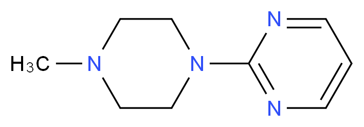 2-(4-Methylpiperazin-1-yl)pyrimidine_分子结构_CAS_145208-86-2)