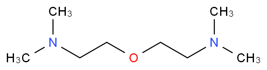 {2-[2-(dimethylamino)ethoxy]ethyl}dimethylamine_分子结构_CAS_3033-62-3