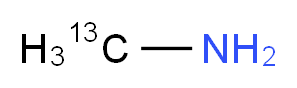 (<sup>1</sup><sup>3</sup>C)methanamine_分子结构_CAS_106448-86-6