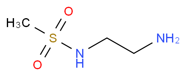 N-(2-aminoethyl)methanesulfonamide_分子结构_CAS_83019-89-0)