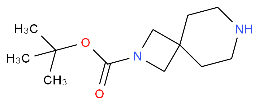 tert-butyl 2,7-diazaspiro[3.5]nonane-2-carboxylate_分子结构_CAS_)