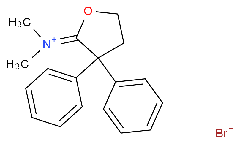 (3,3-Diphenyldihydrofuran-2-ylidine)-dimethylammonium bromide_分子结构_CAS_37743-18-3)