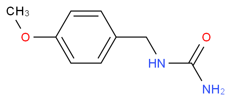 N-(4-Methoxybenzyl)urea_分子结构_CAS_54582-35-3)