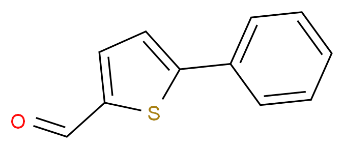 5-Phenyl-2-thiophenecarbaldehyde_分子结构_CAS_19163-21-4)