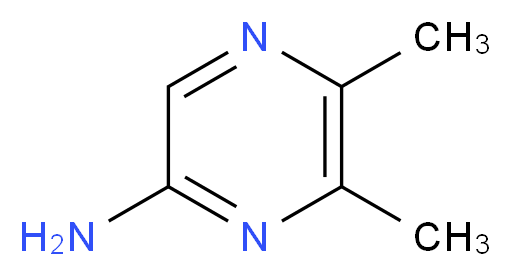 5,6-Dimethylpyrazin-2-amine_分子结构_CAS_6294-70-8)
