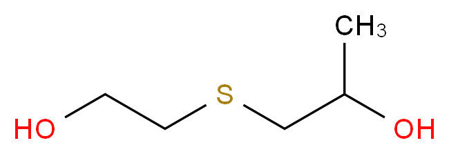 1-[(2-hydroxyethyl)sulfanyl]propan-2-ol_分子结构_CAS_6713-03-7