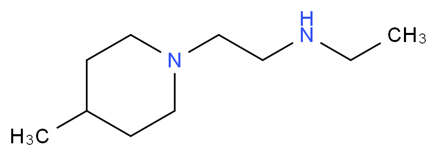 N-ethyl-2-(4-methylpiperidin-1-yl)ethanamine_分子结构_CAS_915923-35-2)