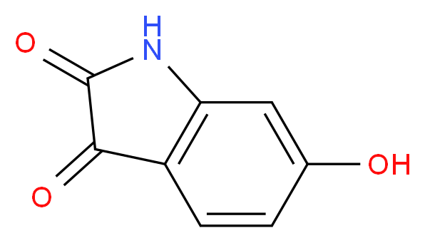 6-hydroxy-2,3-dihydro-1H-indole-2,3-dione_分子结构_CAS_116569-08-5