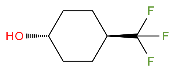 trans-4-(Trifluoromethyl)cyclohexanol_分子结构_CAS_75091-93-9)