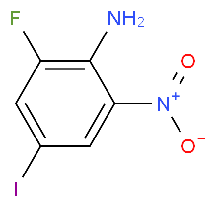 2-Fluoro-4-iodo-6-nitroaniline_分子结构_CAS_517920-73-9)