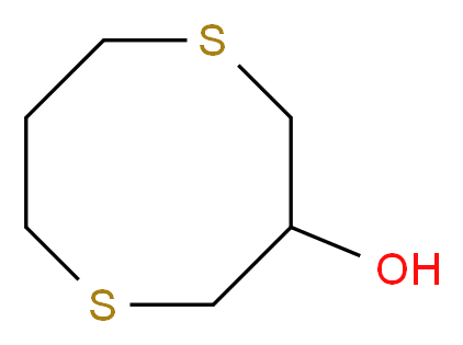 1,5-dithiocan-3-ol_分子结构_CAS_86944-00-5