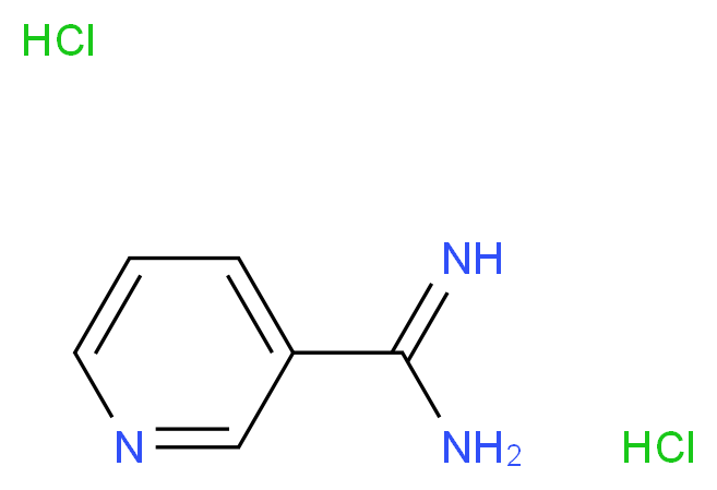 pyridine-3-carboximidamide dihydrochloride_分子结构_CAS_7356-60-7
