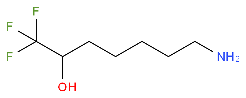 7-amino-1,1,1-trifluoroheptan-2-ol_分子结构_CAS_)