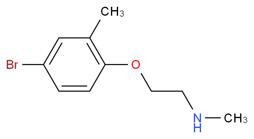 2-(4-bromo-2-methylphenoxy)-N-methylethanamine_分子结构_CAS_915920-76-2)