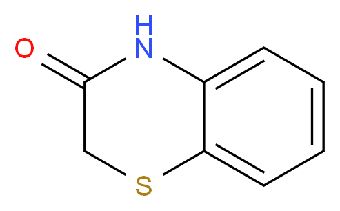 2H-1,4-Benzothiazin-3-(4H)-one 98%_分子结构_CAS_5325-20-2)