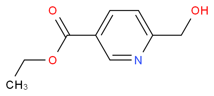 6-Hydroxymethyl-nicotinic acid ethyl ester_分子结构_CAS_)