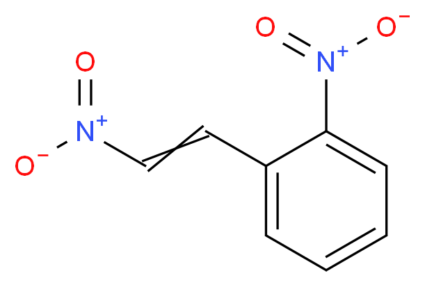 1-nitro-2-[(E)-2-nitroethenyl]benzene_分子结构_CAS_3156-39-6