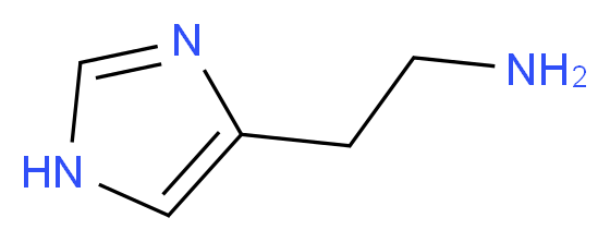 2-(1H-imidazol-4-yl)ethan-1-amine_分子结构_CAS_56-92-8