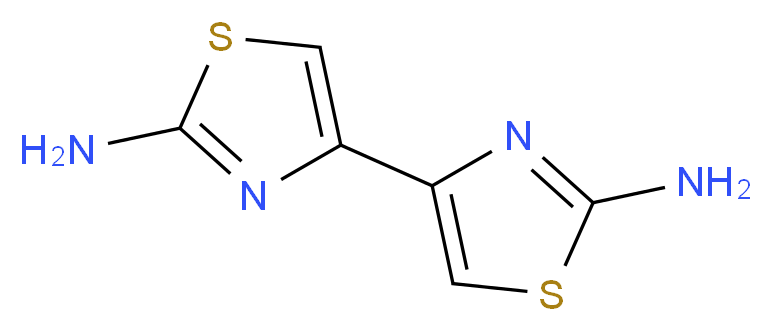 4,4'-bi-1,3-thiazole-2,2'-diamine_分子结构_CAS_58139-59-6)
