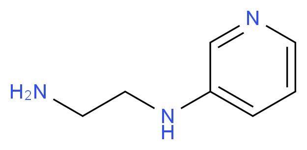 N-(2-aminoethyl)pyridin-3-amine_分子结构_CAS_62491-92-3