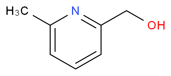 6-Methyl-2-pyridinemethanol_分子结构_CAS_1122-71-0)