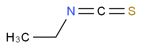 isothiocyanatoethane_分子结构_CAS_542-85-8