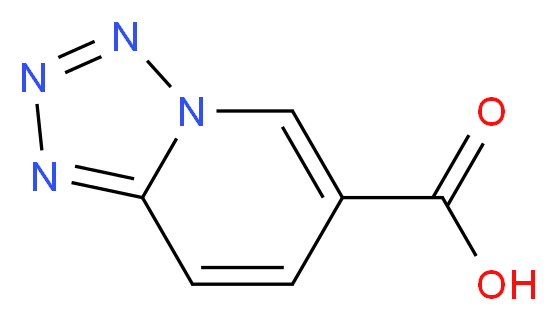 Tetrazolo[1,5-a]pyridine-6-carboxylic acid_分子结构_CAS_)