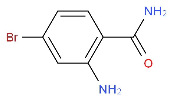 2-amino-4-bromobenzamide_分子结构_CAS_112253-70-0