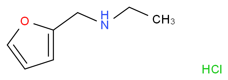 Ethyl-furan-2-ylmethyl-amine hydrochloride_分子结构_CAS_)