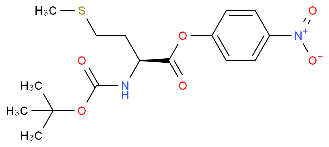 Boc-Met-ONp_分子结构_CAS_2488-18-8)