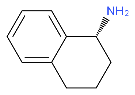 (R)-(-)-1,2,3,4-四氢-1-萘胺_分子结构_CAS_23357-46-2)