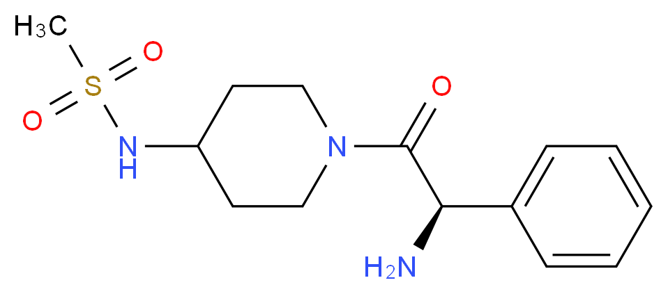 N-{1-[(2R)-2-amino-2-phenylacetyl]piperidin-4-yl}methanesulfonamide_分子结构_CAS_)
